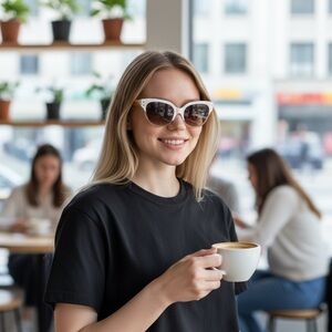 Ted Baker TB103 White and Brown Sunglasses